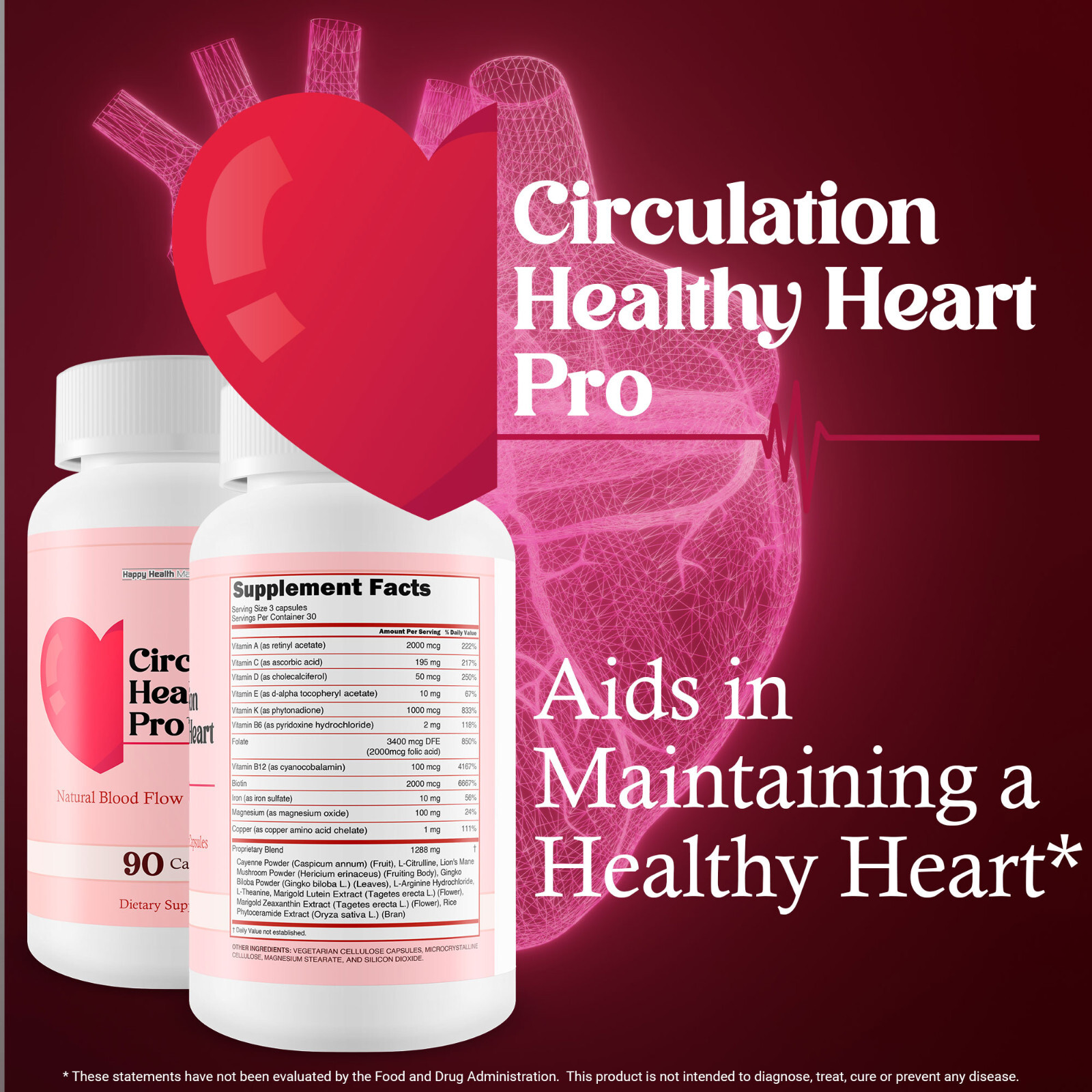 Circulation Healthy Heart Pro – Our Best Healthy Blood Flow Supplement