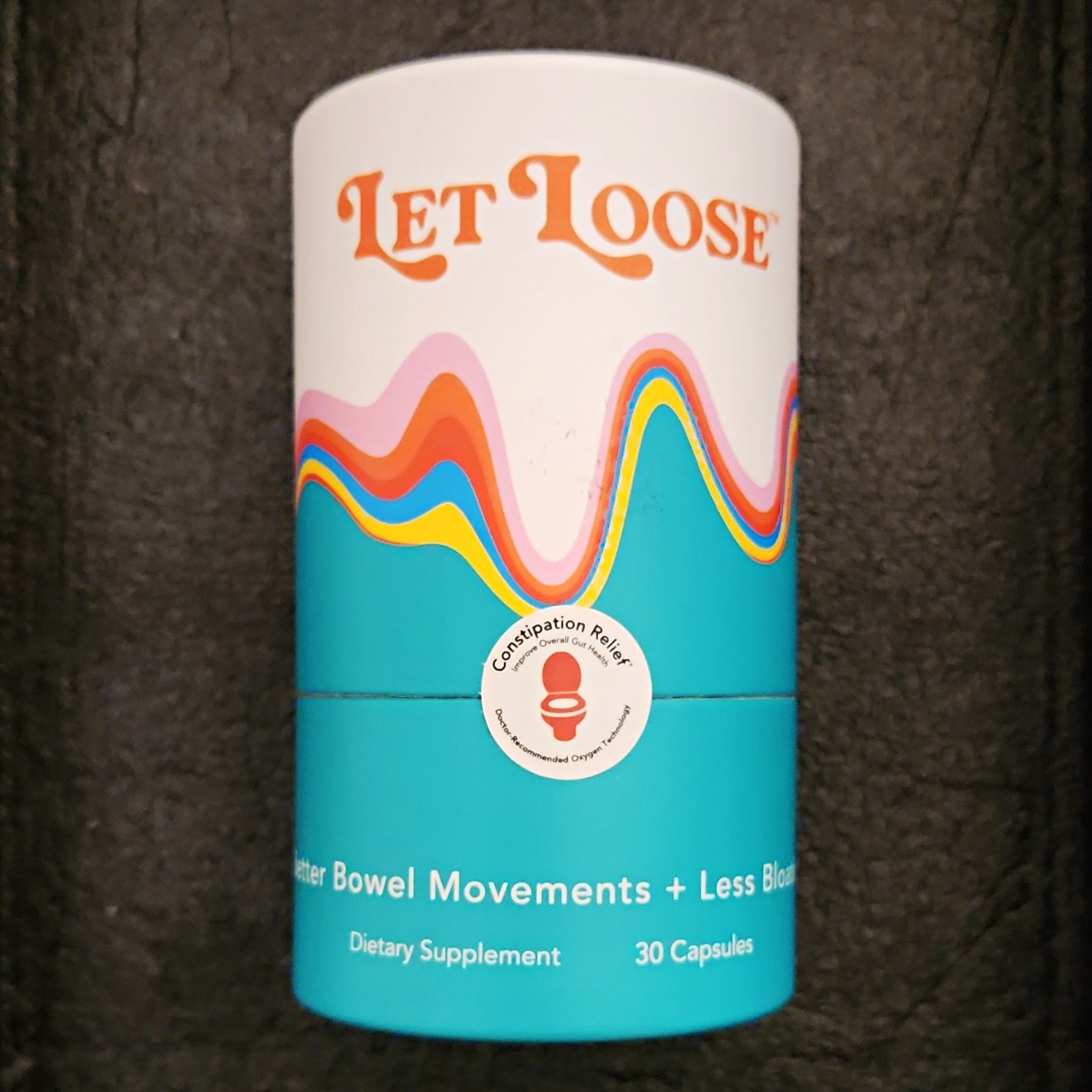 Let Loose Constipation Relief Magnesium 30 Capsules Exp 11/2027