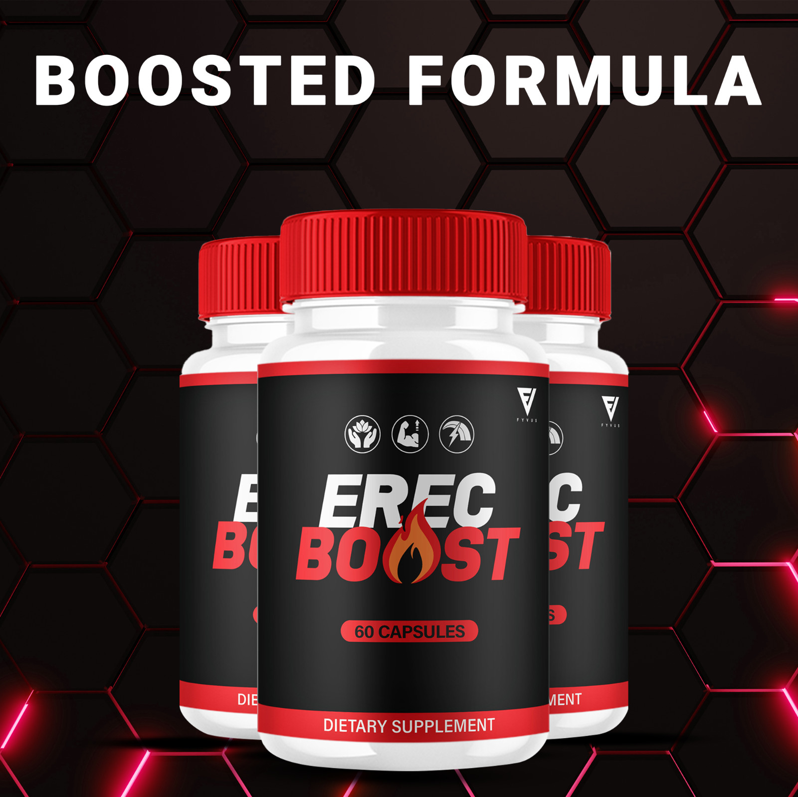 (2 Pack) Erec Boost Pills Erec Booster, Erec Boost High Drive (120 Capsules)