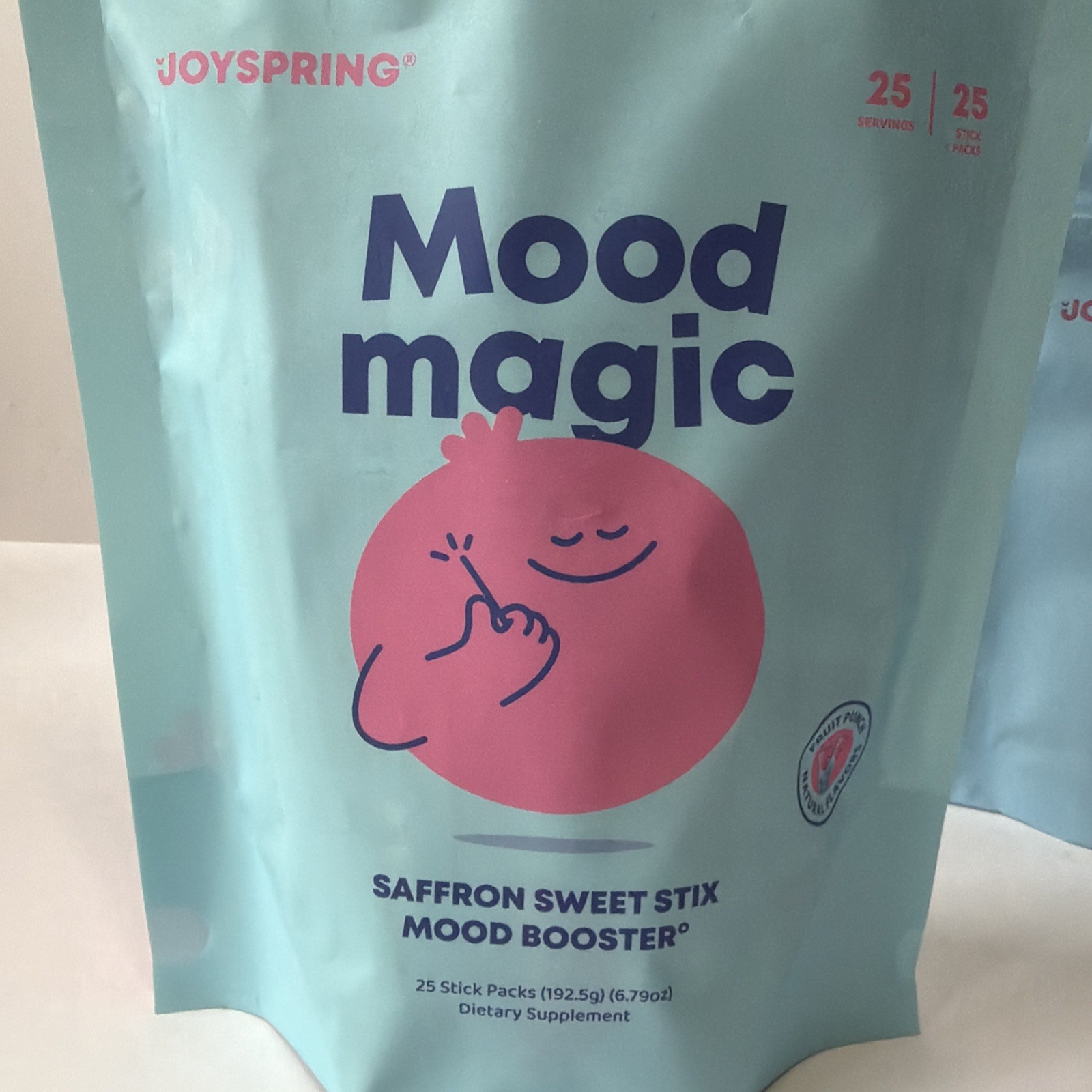 JoySpring Mood Support Gummies 60ct & Drink Sticks 50ct Natural Berry Flavor