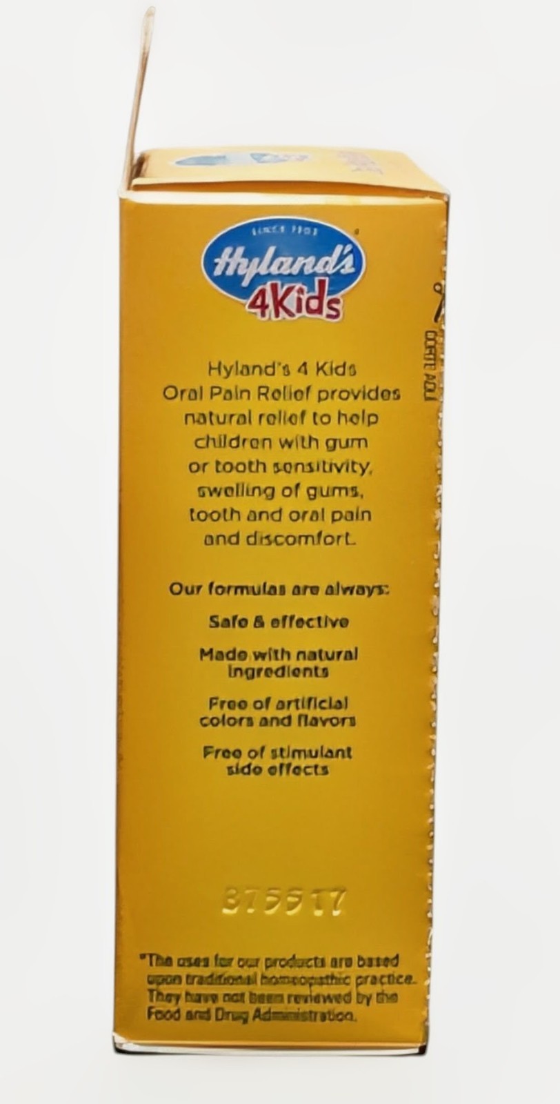 Hyland’s 4Kids Oral Pain Relief – Homeopathic – 125 Quick-Dissolving Tablets
