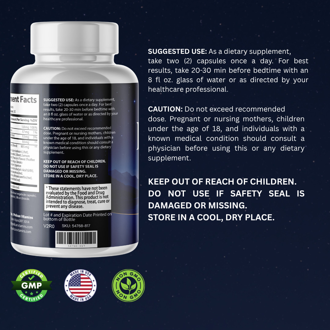 Rest Align- Sleep & Energy Support- 2 Bottles- 120 Capsules