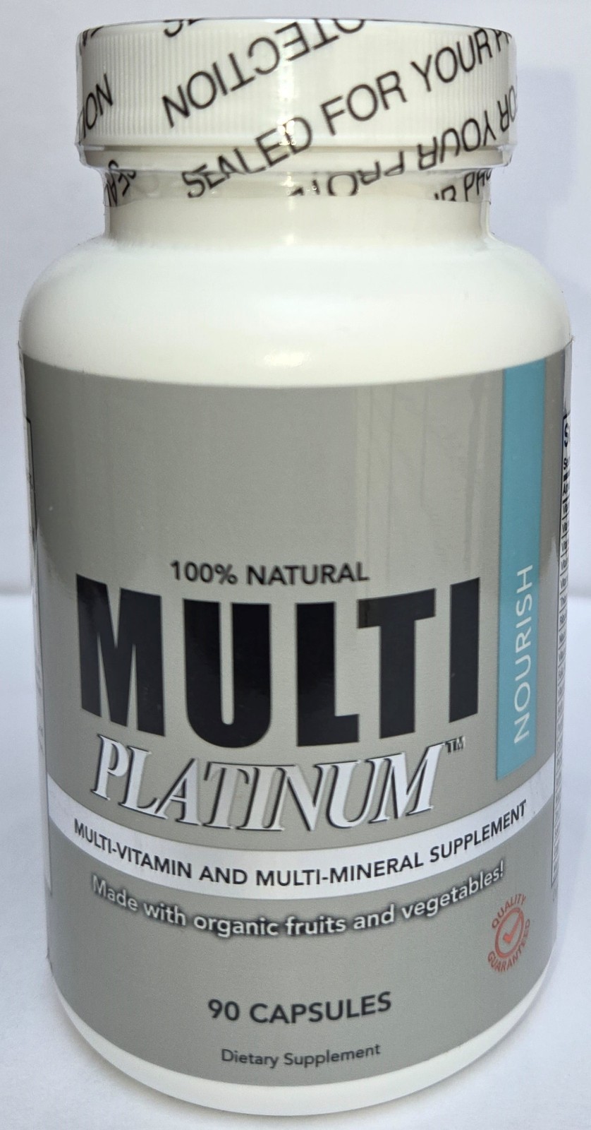 AntiAging Multi Vitamins 90 Capsules For 3 Month Supply Fruit & Veggie Blend