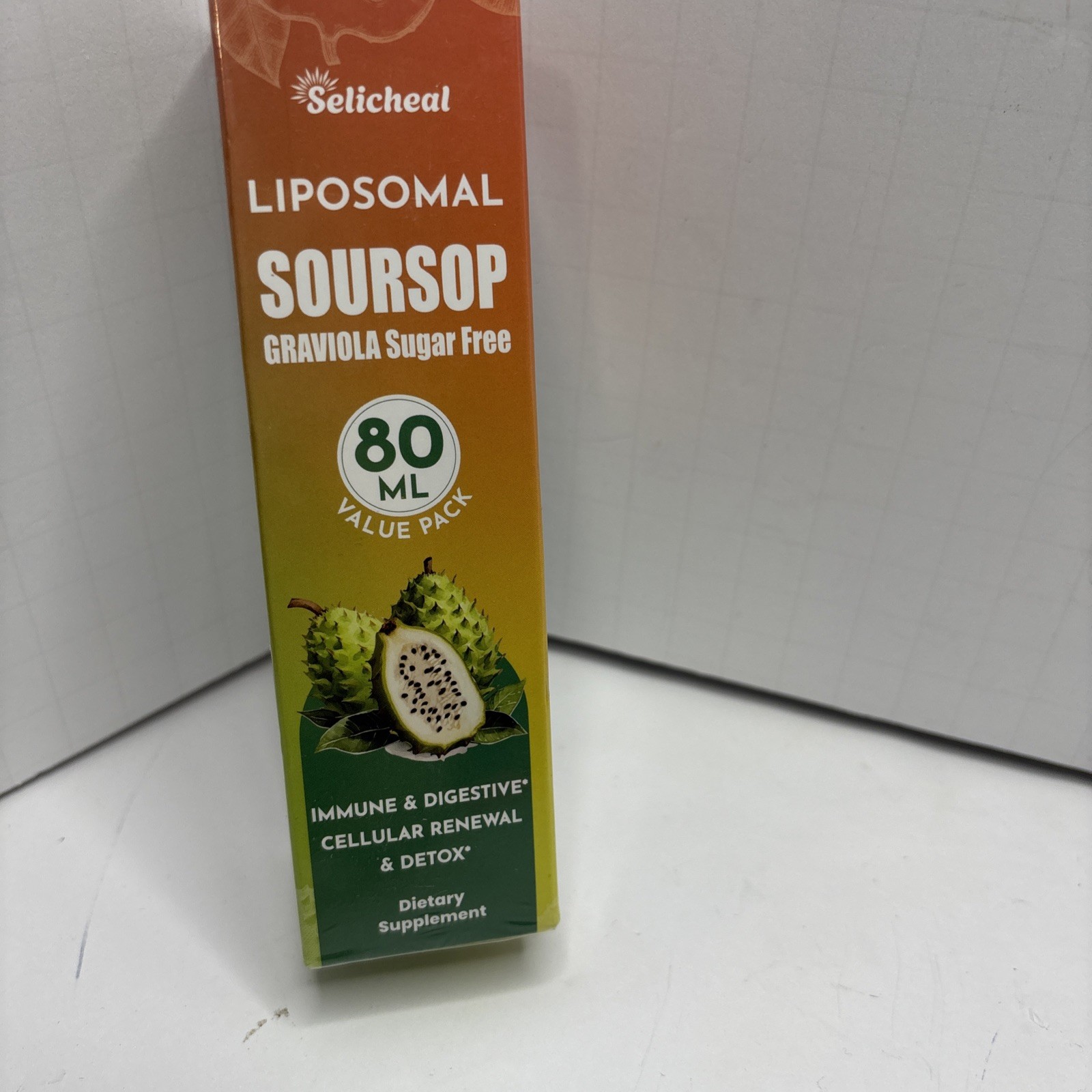 Selicheal Liposomal Soursop Graviola Sugar Free Drops 80 ML Value Pack New