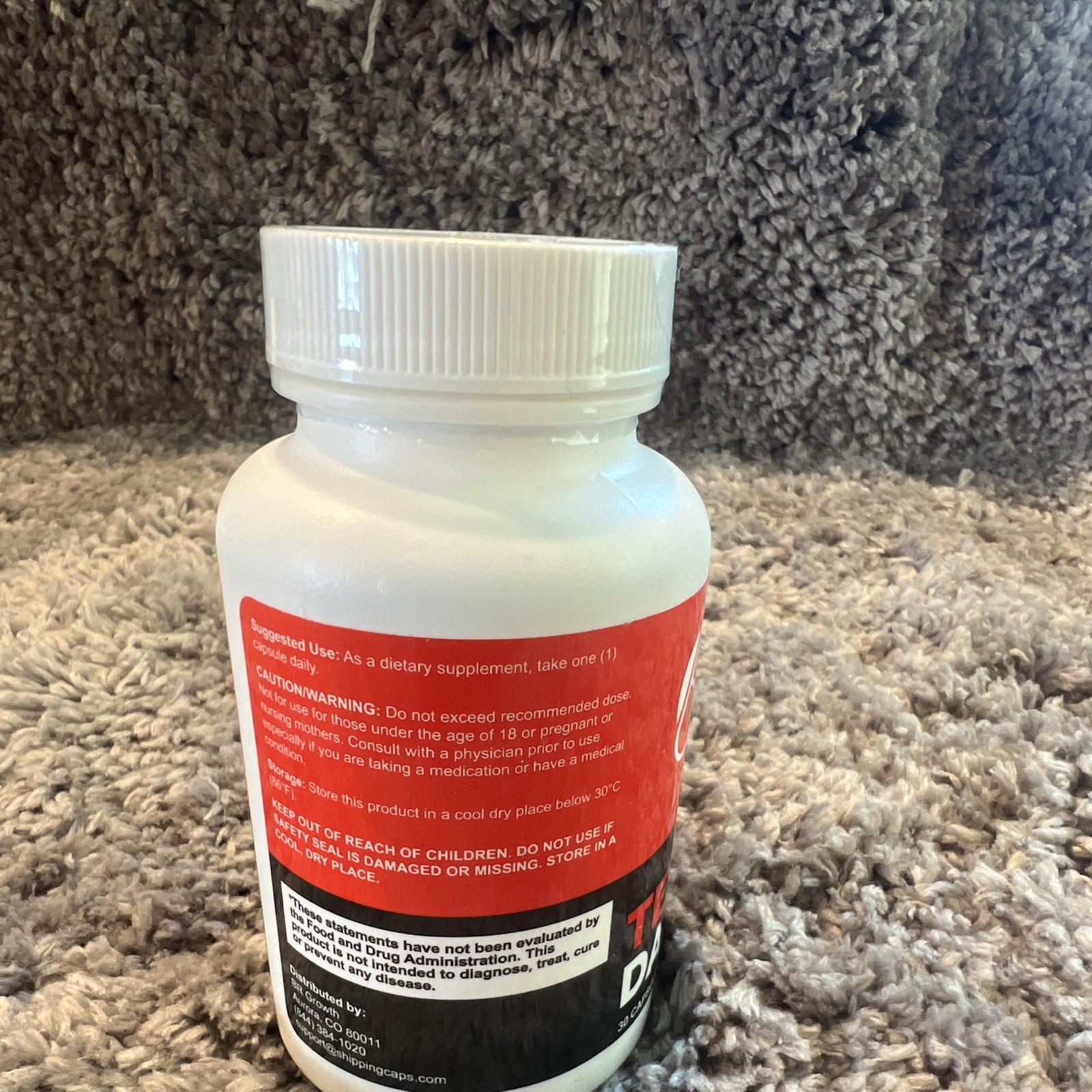 Hippocrates Health Institute Testo Dark Premium Line 30 Veg Caps Exp 09/2026