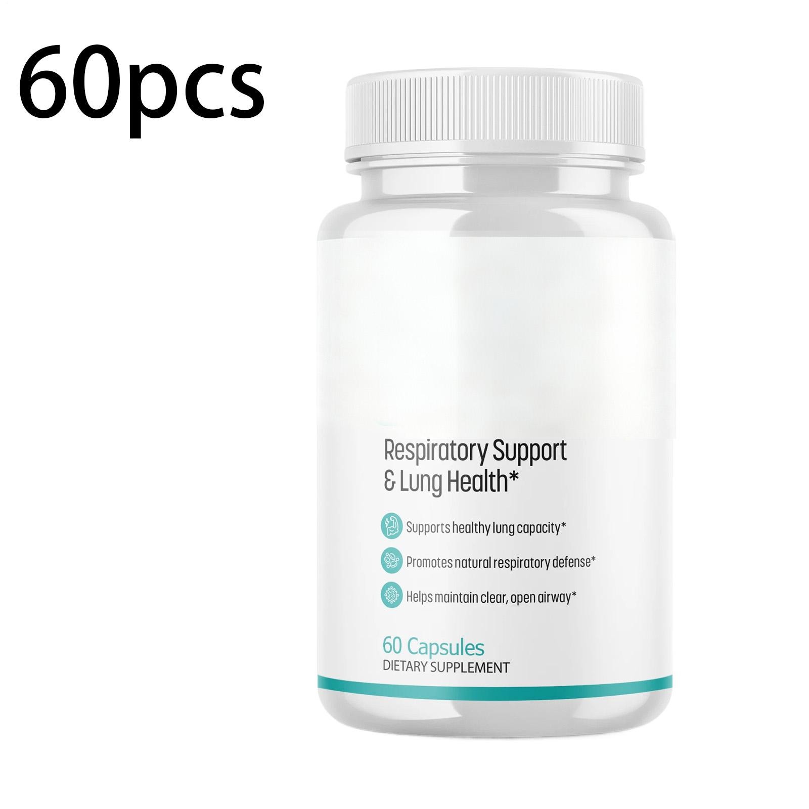 60 Count Daily Herbal Nutrient Capsules, General Respiratory Wellness Dietary