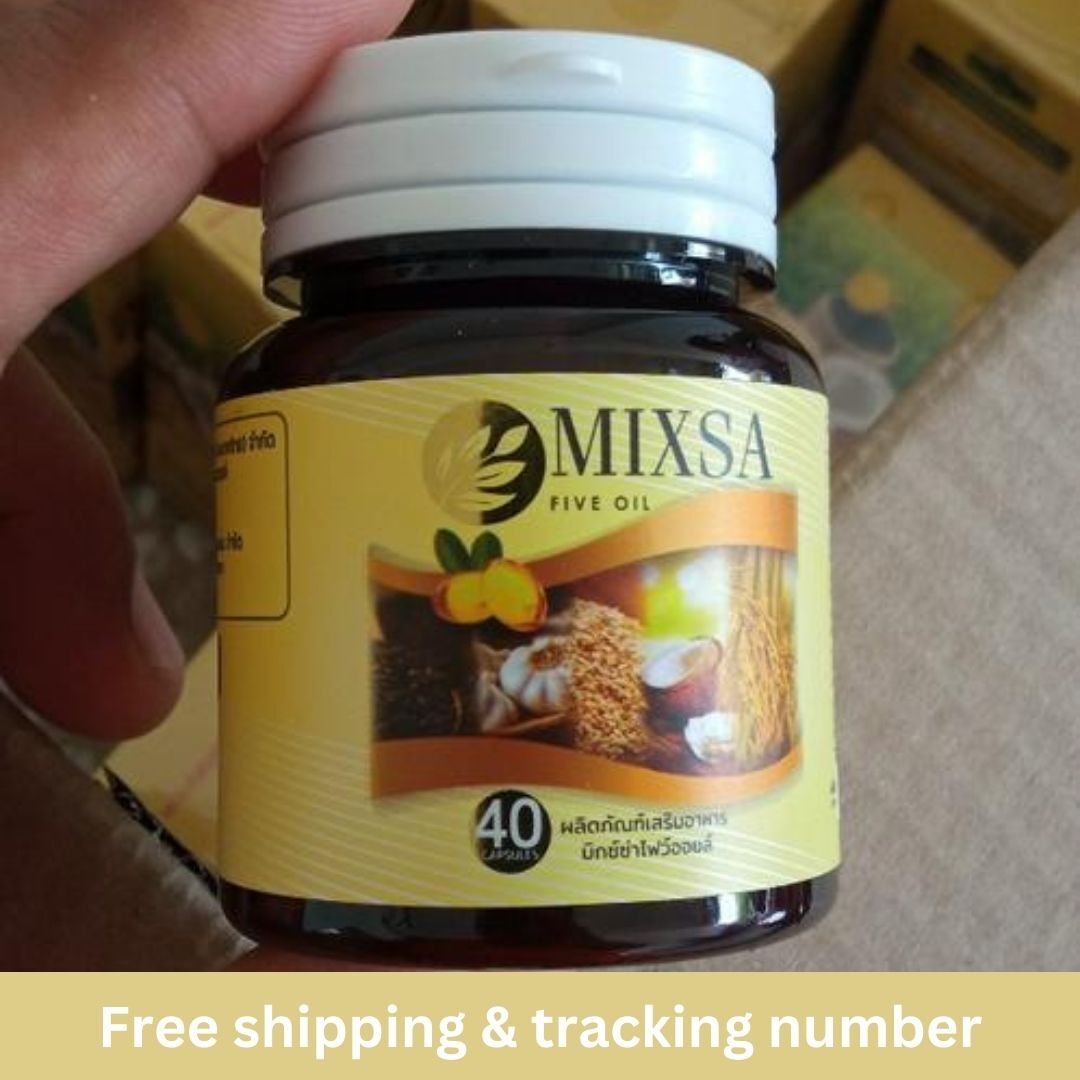3x MIXSA FIVE OILS 5 MIXA Stimulate Metabolism Natural Nourish Brain Bone Sleep