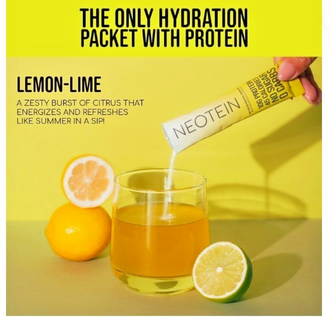 NEOTEIN Protein Drink Mix with Collagen & Electrolytes ~ 1 single serving stick