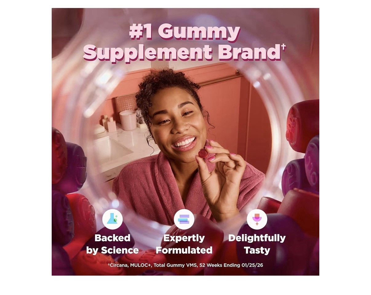 OLLY Essential Prenatal Gummies Folic Acid + DHA Sweet Citrus 60 Gluten Free