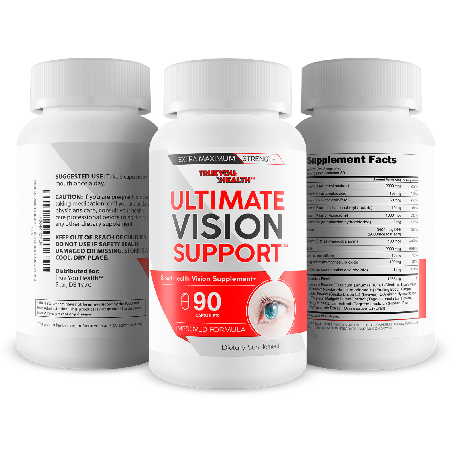 Ultimate Vision Support – Our Best Improved Formula Eyesight Supplement