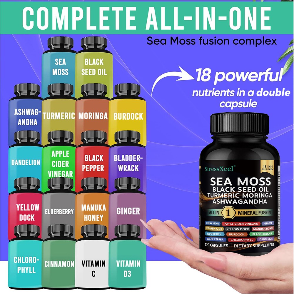 Mineral and Vitamin Multi-Capsule 30/60/120Caps Support Bone &joint Digestive