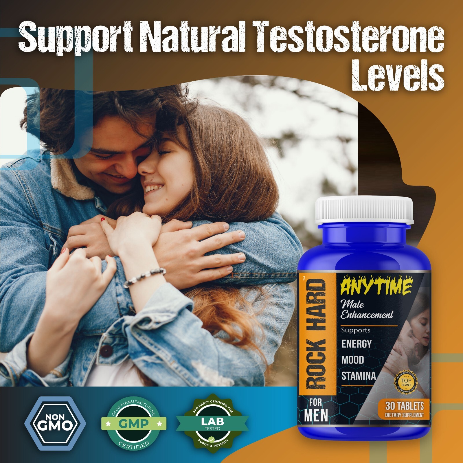 Testosterone Booster for Men, Male Enhancement Performance Libido Booster5/12/25