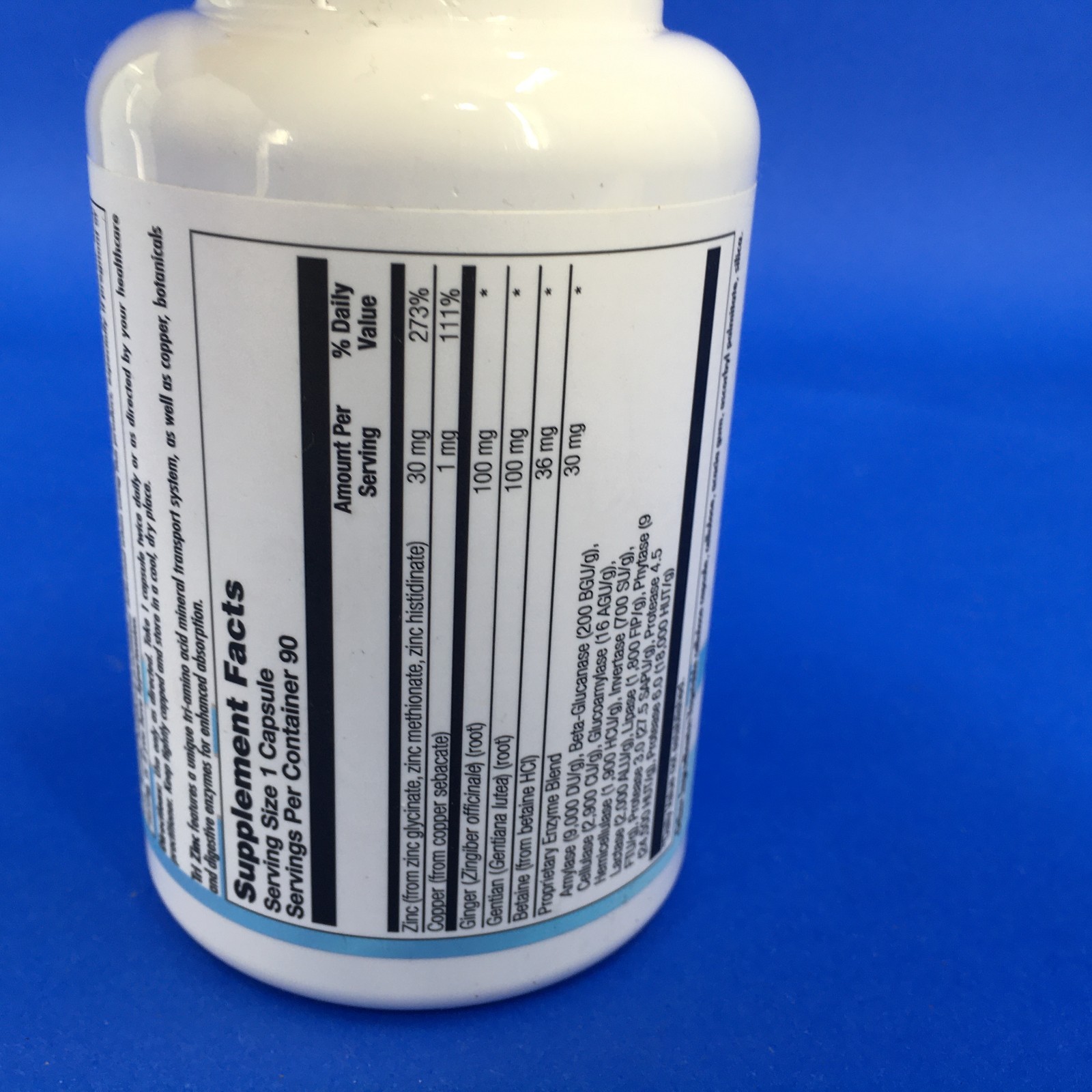 Nutra BioGenesis Tri-Zinc – 90 Capsules