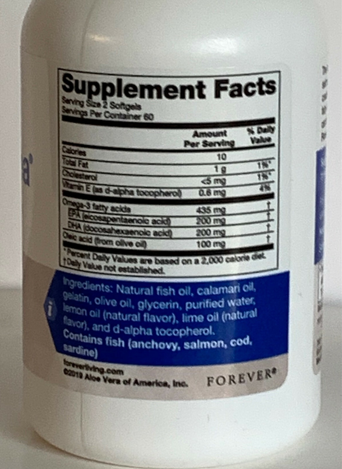 4 bott. of FOREVER ARCTIC SEA (120 Softgels ea) HALAL Free Shipping