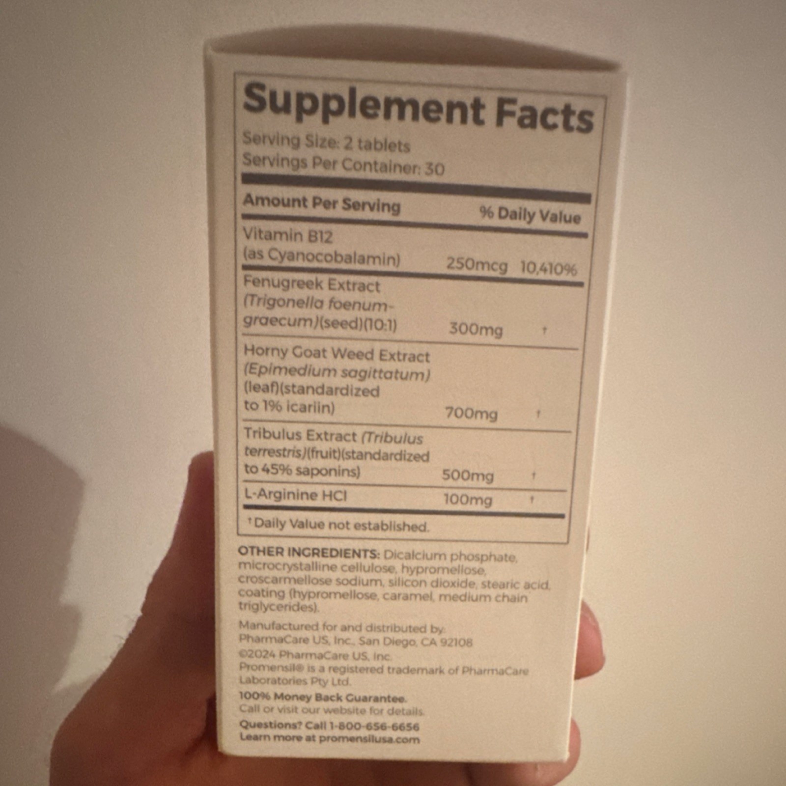 Promensil Libido Energy Vaginal Moisture Plant Based 60 Tablets 60306 Exp 05/27