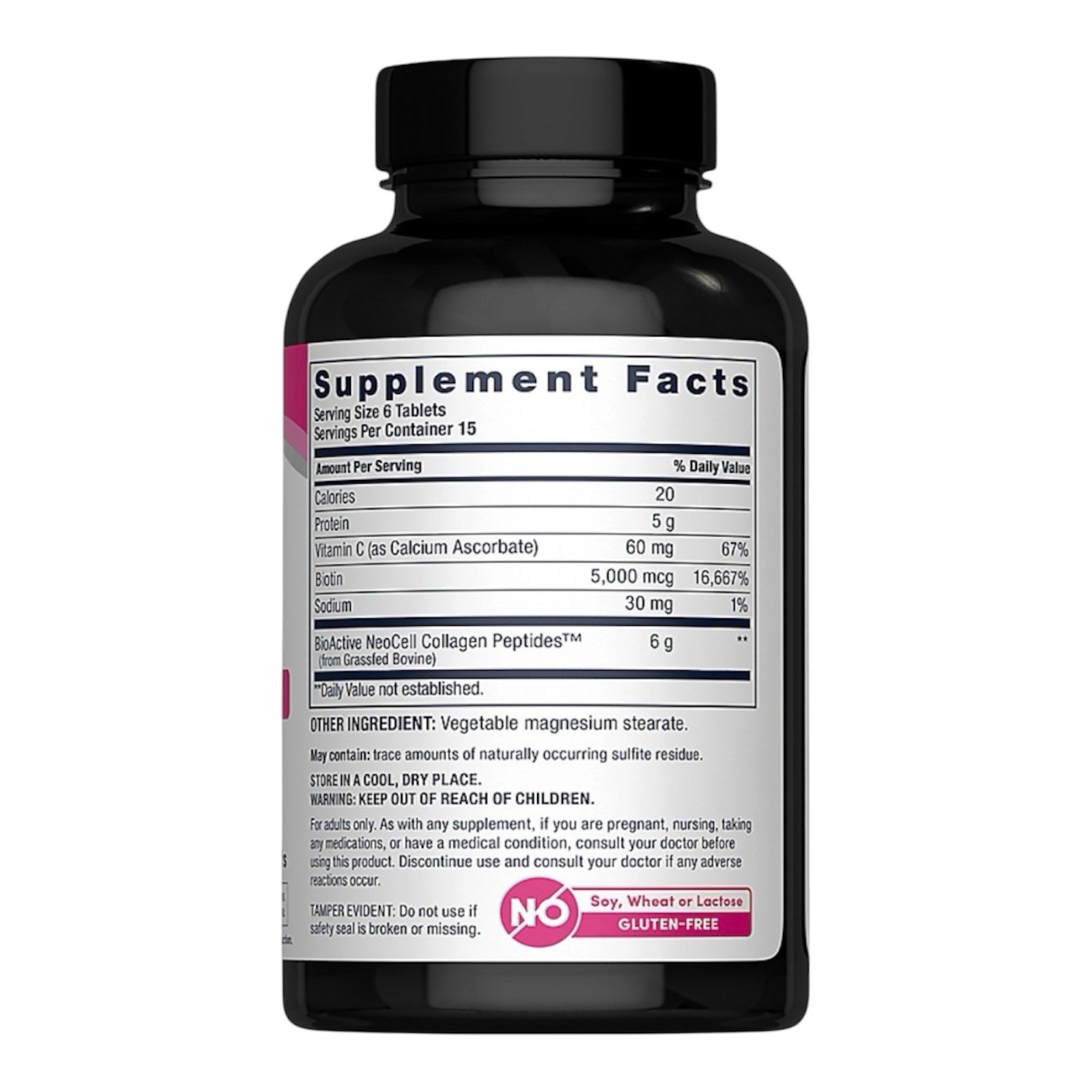 NeoCell COLLAGEN PEPTIDES 6000mg Vitamin C & Biotin 90 Tablets – NEW!!!