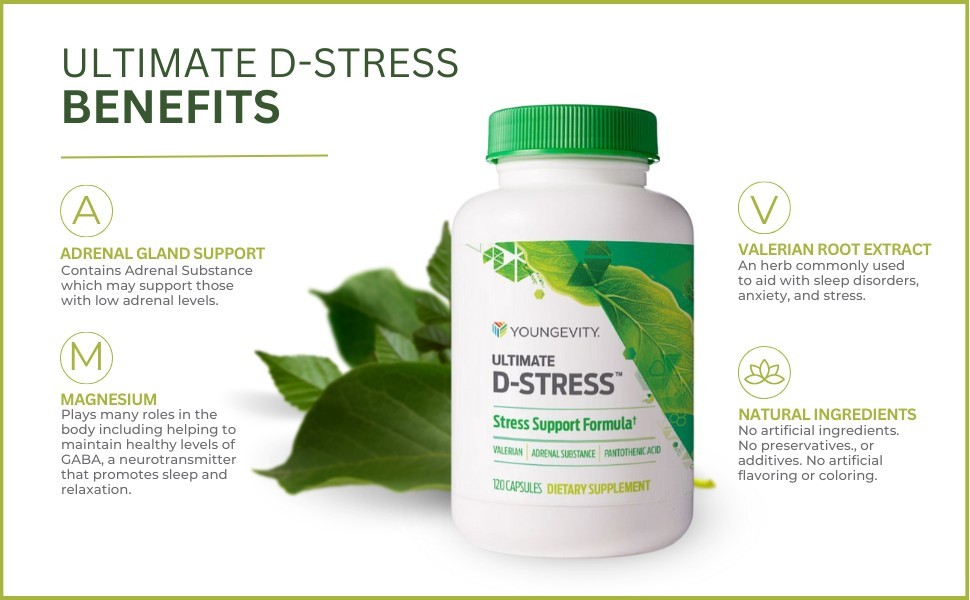 Youngevity SUPRALIFE D Stress – 120 Capsules