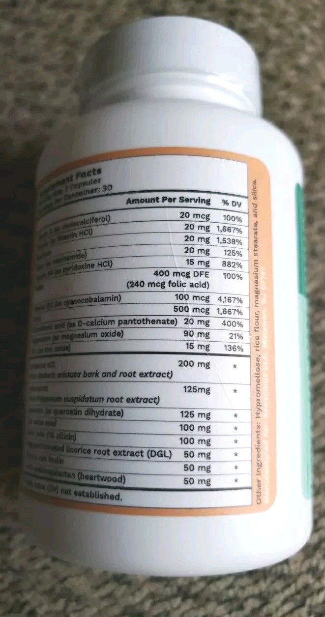 Emma Relief Supplement by Konscious Solution for Gut Health Issues 60 capsules