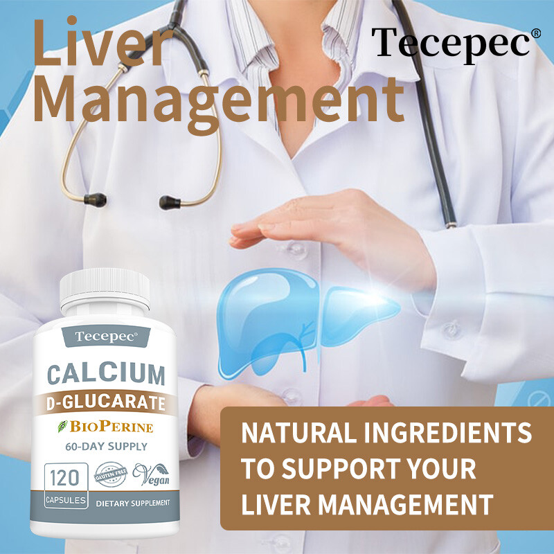 Calcium D-Glucarate Supplement Balance Body Cells Health,Support Liver Health
