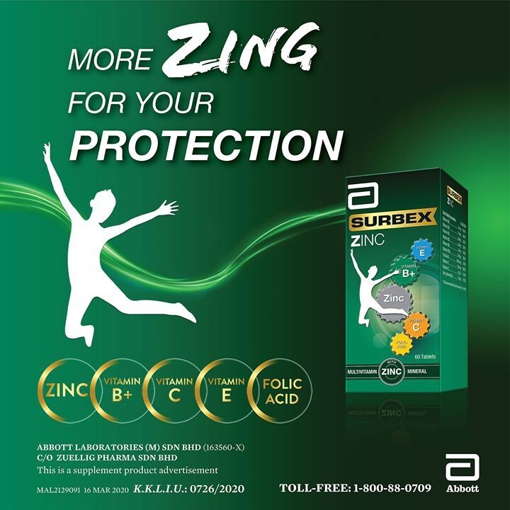 Surbex ( EXP 11/2026 )Zinc High Strength Vitamin B with Zinc Anti-Stress 60’s