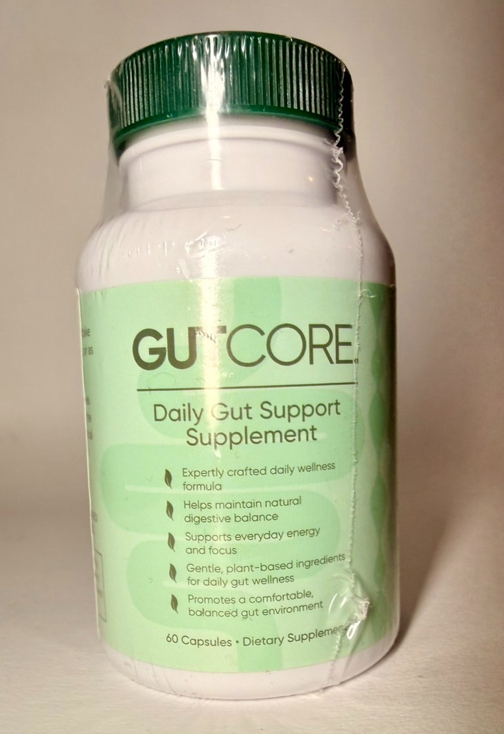 GUTCORE By Sequente Sealed Exp 12/27 Reduce Bloating 60 caps