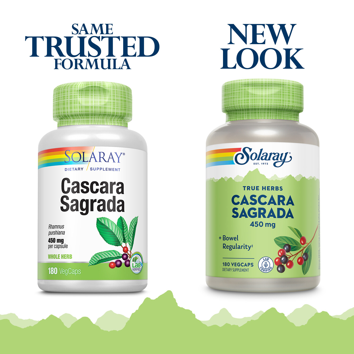 Solaray Cascara Sagrada Capsules 450 mg | 180 Count