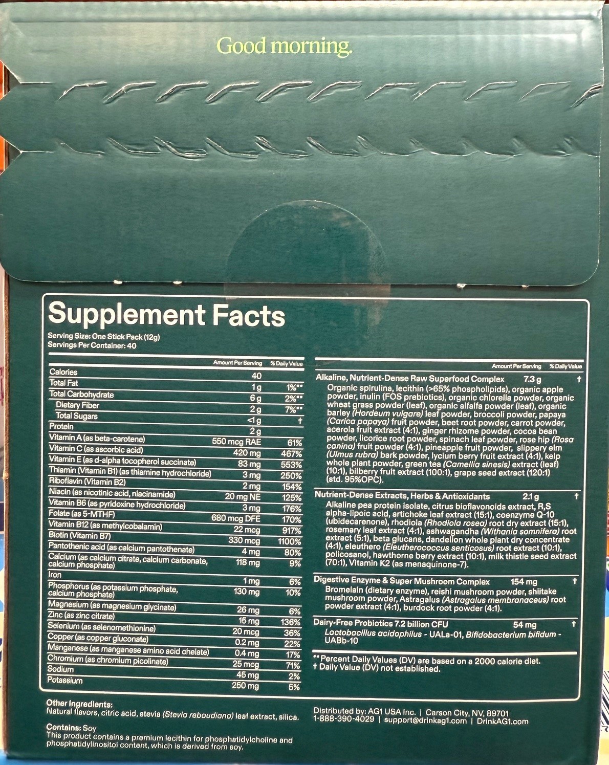 Liquid I.V. Hydration Multiplier 24 Individual Stick Packs Sugar Free Lemon Lime