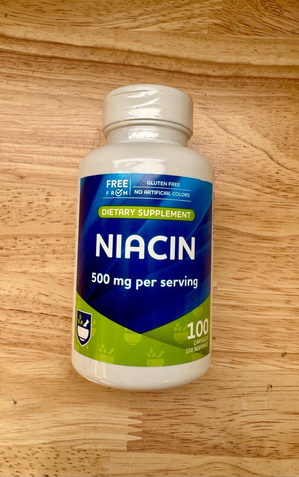 RITE AID NIACIN 500 Mg Per tablet 100 Tablets Expiration Date 09/2026