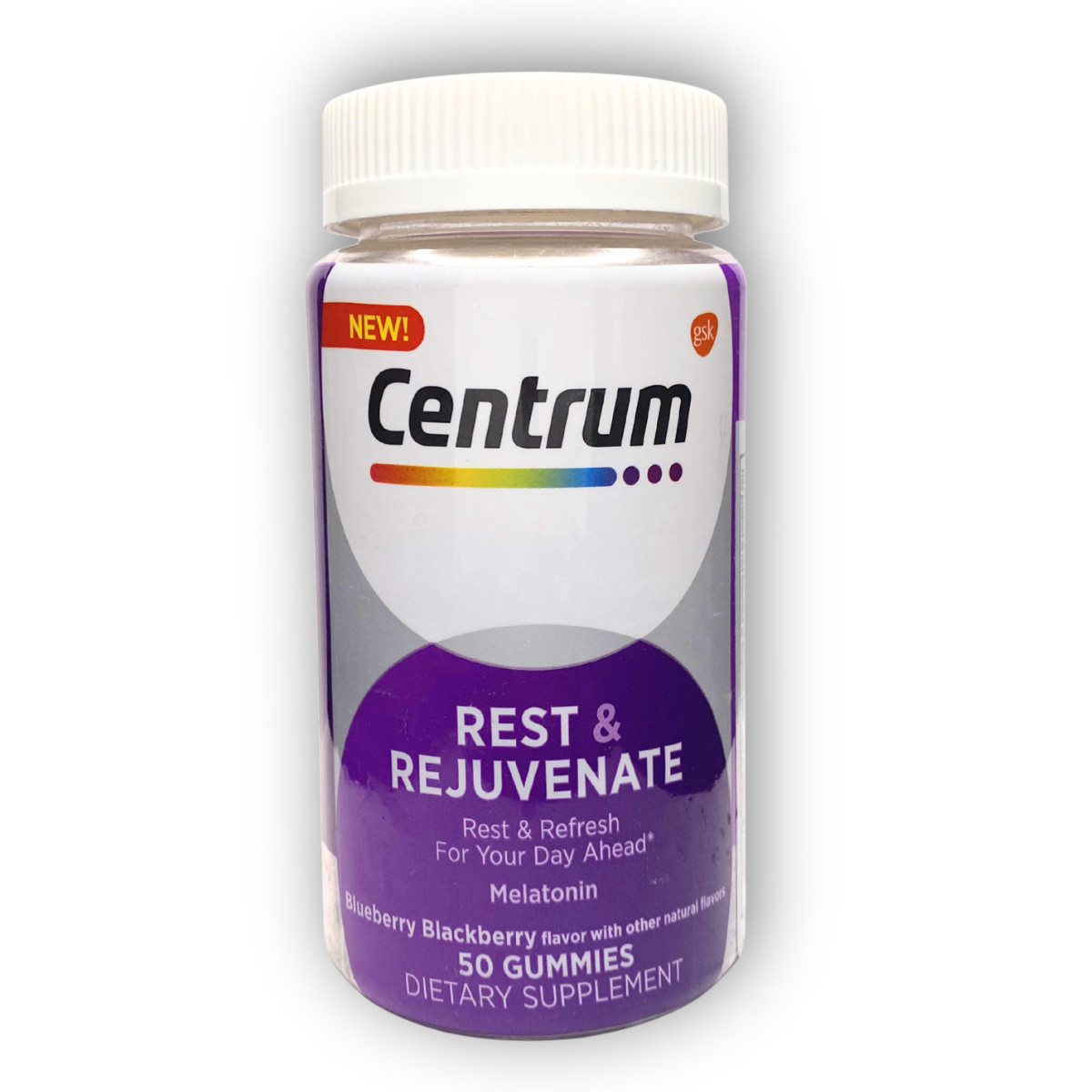Centrum Rest & Rejuvenate Melatonin + Collagen Gummies 50 count