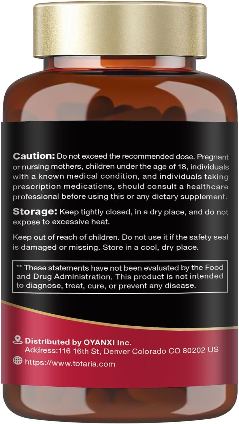 Totaria Beetroot Capsules 2230mg Support Blood Pressure & Heart Health, NO
