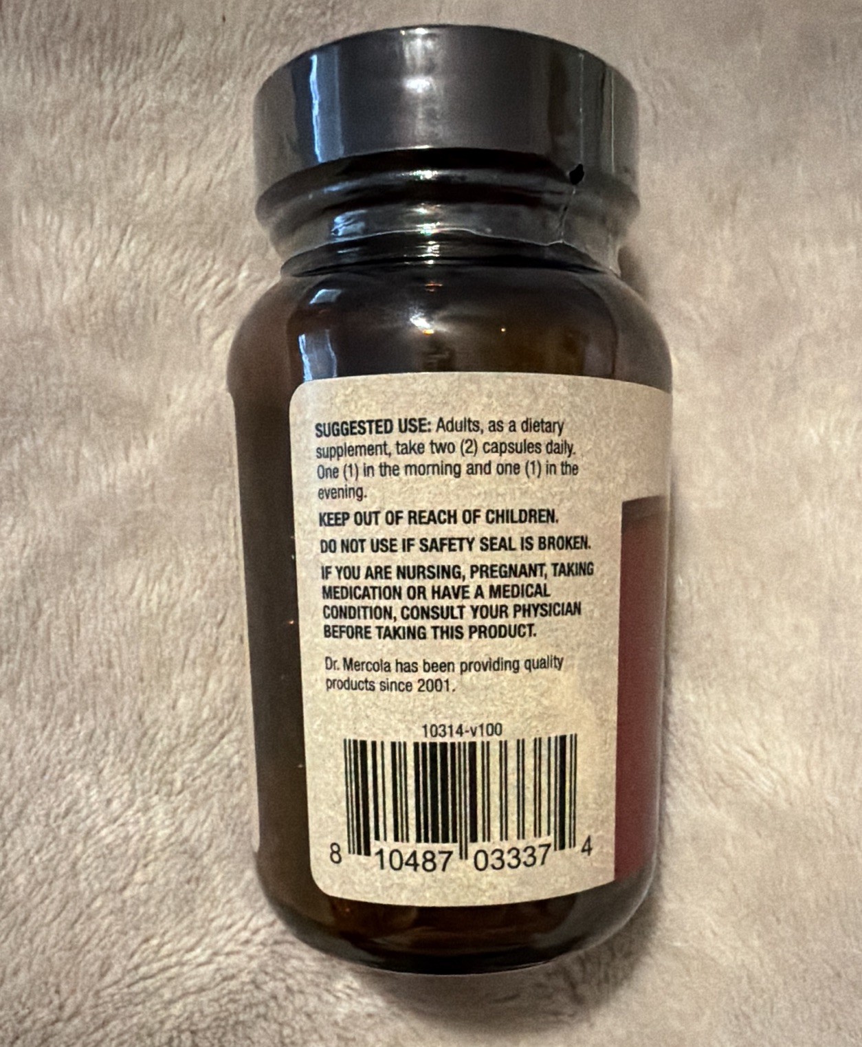 Dr. Mercola Carnitine Complex 1,000mg Per Serving 60 ct Capsules