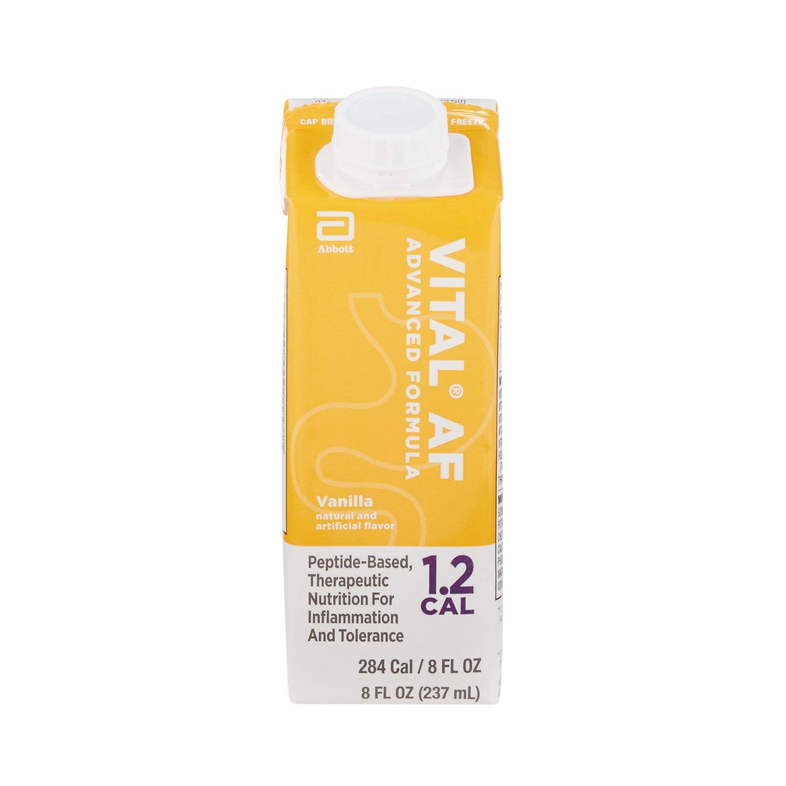 Vital AF 1.2 Cal Vanilla Flavor 8 oz. Carton Ready to Use, 64828 – Case of 24
