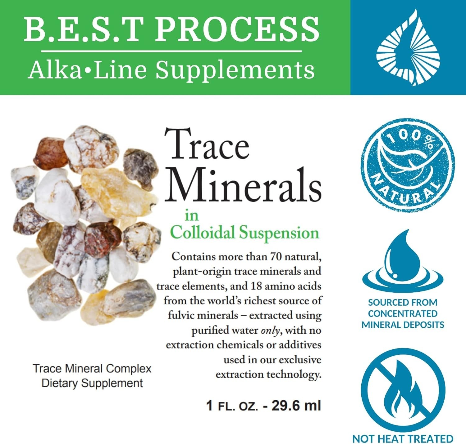 Morter Trace Minerals in Colloidal Suspension — Best Process Alkaline — Nutri…