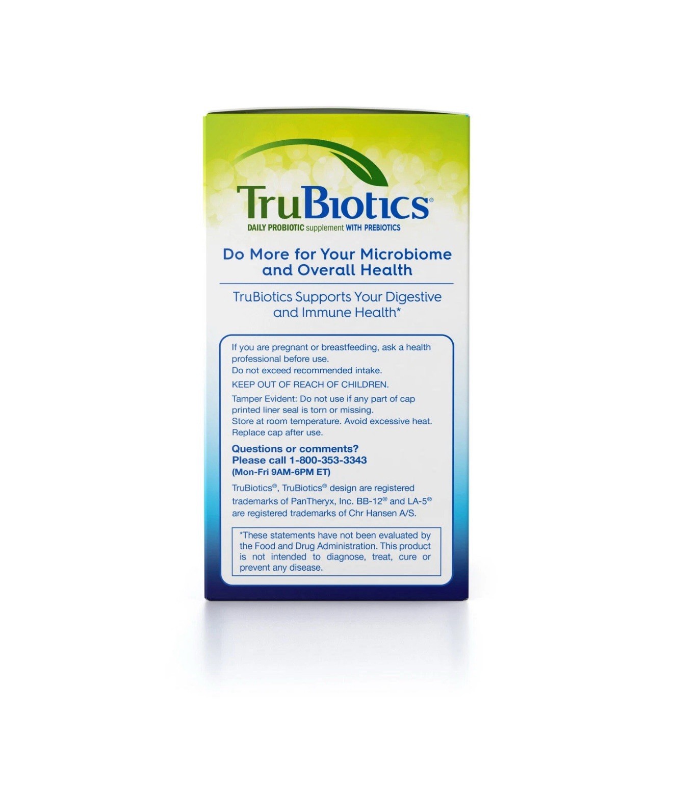One A Day TruBiotics Probiotic Supplement Vegetarian Capsules 30 Count Pack of 1