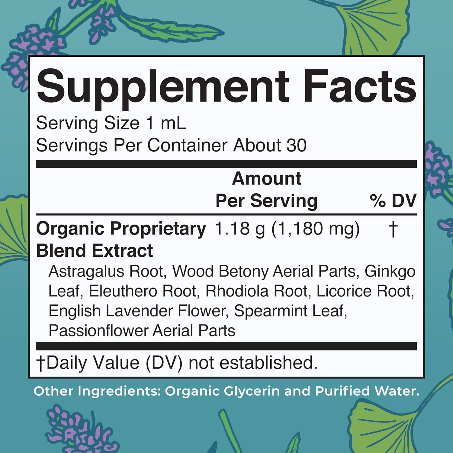 MARYRUTH’S Kids Focus & Attention Drops | USDA Organic Drops 30 Servings