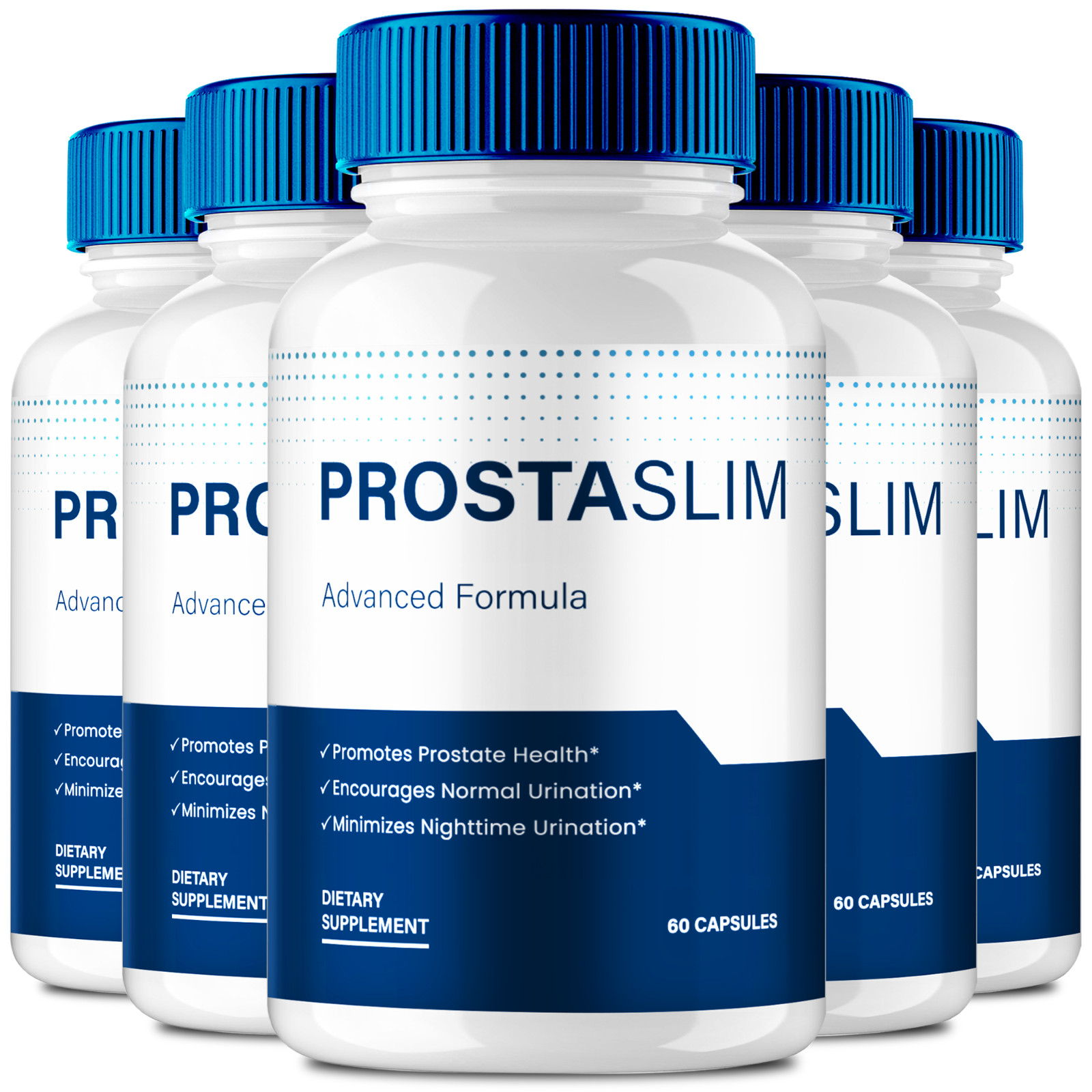 (5 Pack) ProstaSlim Prostate Health Capsules, Advanced Prosta Slim Pills for Men