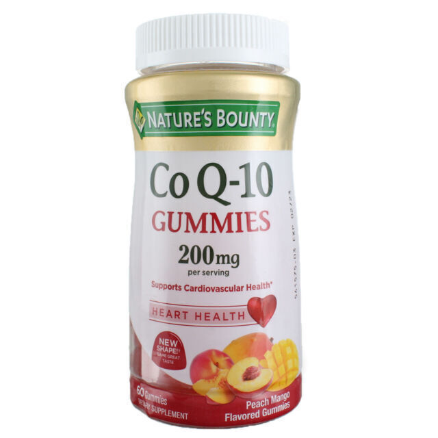 NATURES BOUNTY CoQ-10 Gummies 60 Ct 3Pk Exp:09/2026