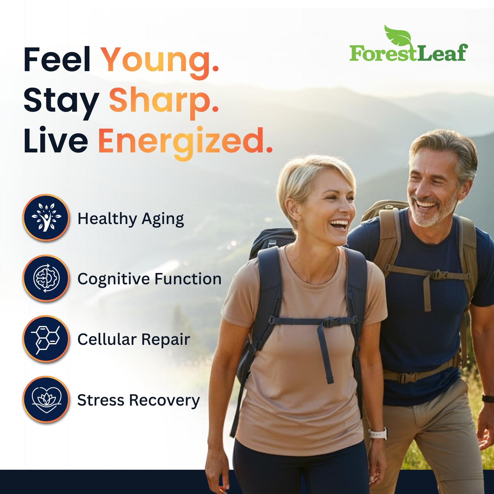 ForestLeaf NAD Resveratrol Capsules, Liposomal 60 Count (Pack of 1)
