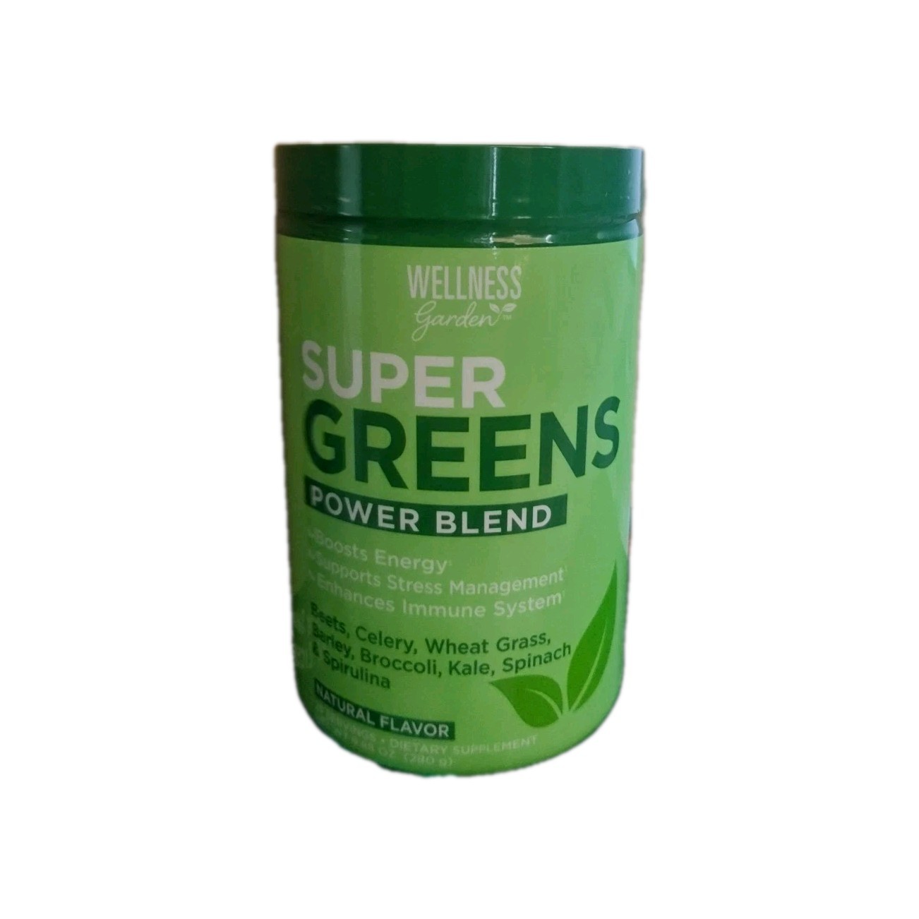 Wellness Garden Super Greens Power Blend Powder Drink Mix 9.88 oz. 12/2027