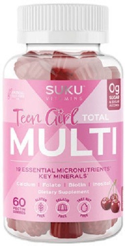 Suku Teen Girl Total Multi Gummies 60