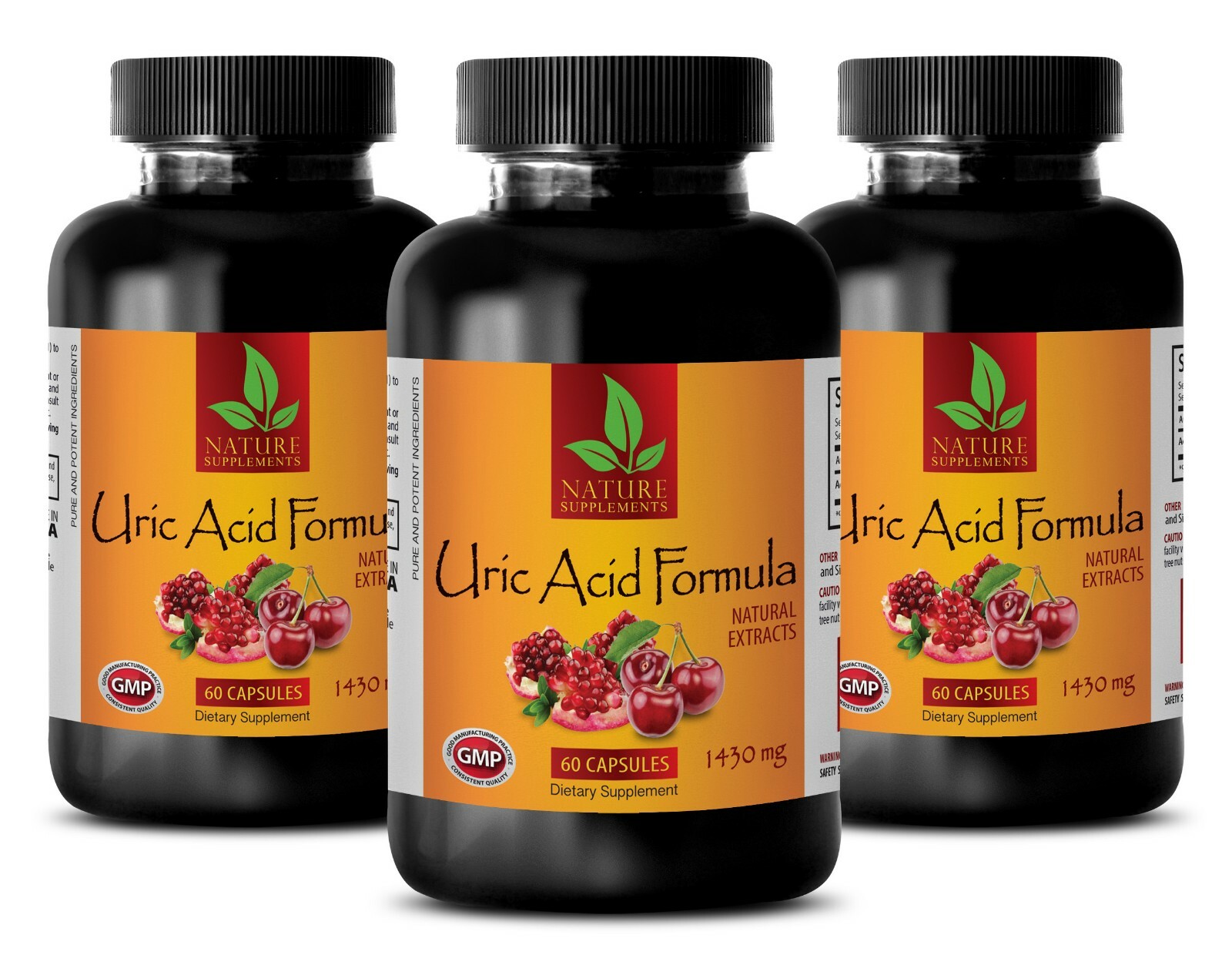 blood pressure support herbs – URIC ACID FORMULA – heart health herbs 3 BOTTLE