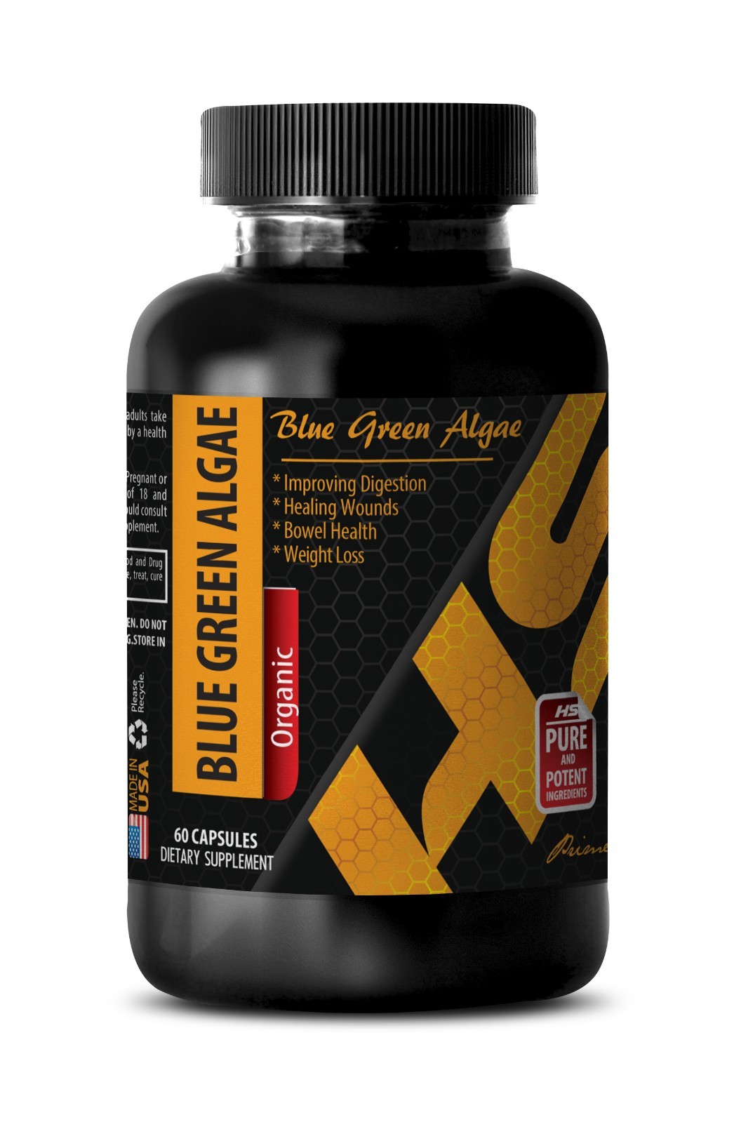 Blue green algae BLUE GREEN ALGAE immune support 1 Bottle 60 Capsules