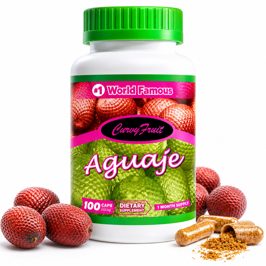 Genuine Aguaje Curvy Fruit :BIGGER BUTT & BREAST PILLS -530 MG- FASTER RESULTS