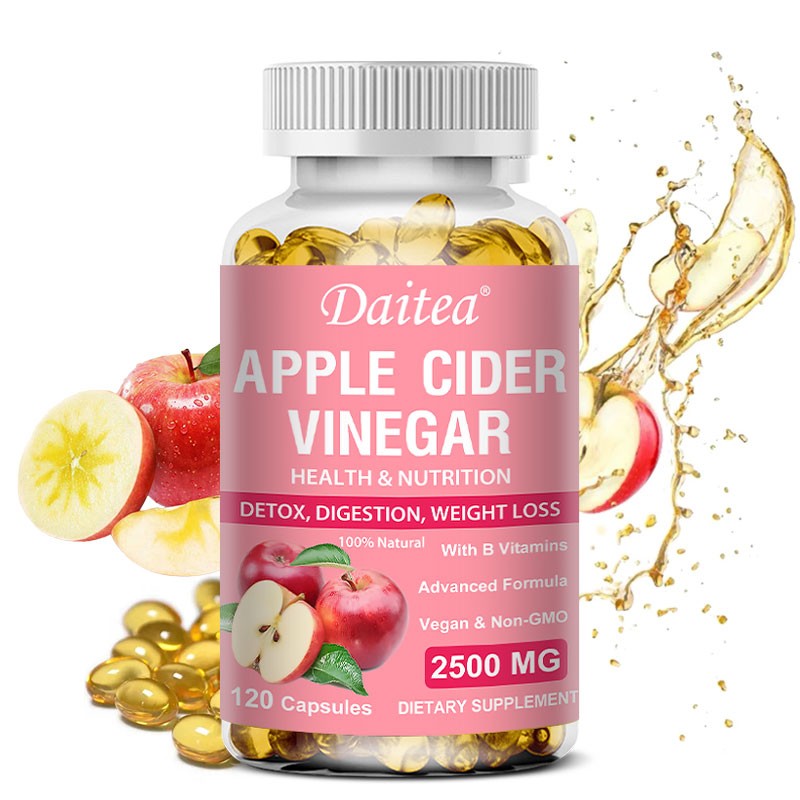 Apple Cider Vinegar Capsules Improve Metabolism Increase Energy 120 Pills US