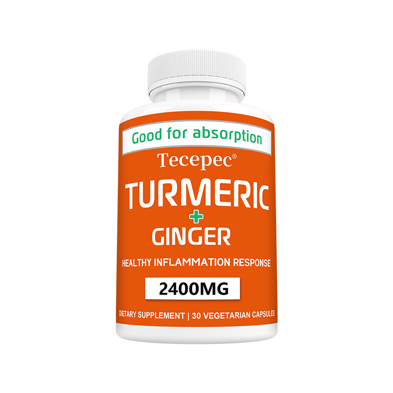 TURMERIC +GINGER extract capsules HEALTHY bone and joint 30-120 CAPSULES