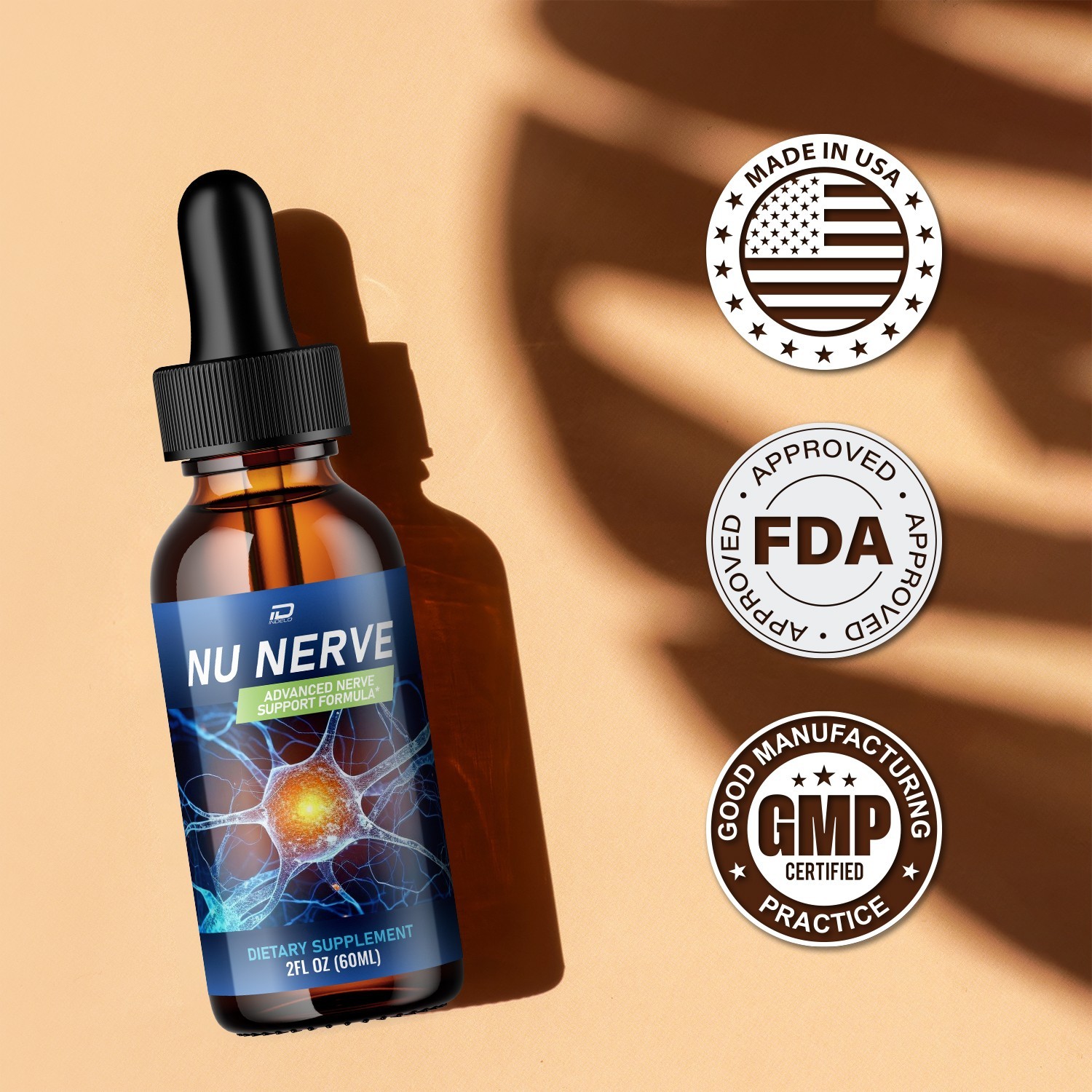 (2 Pack) Nu Nerve – NuNerve Extra Strength All Natural Healthy Organic Support