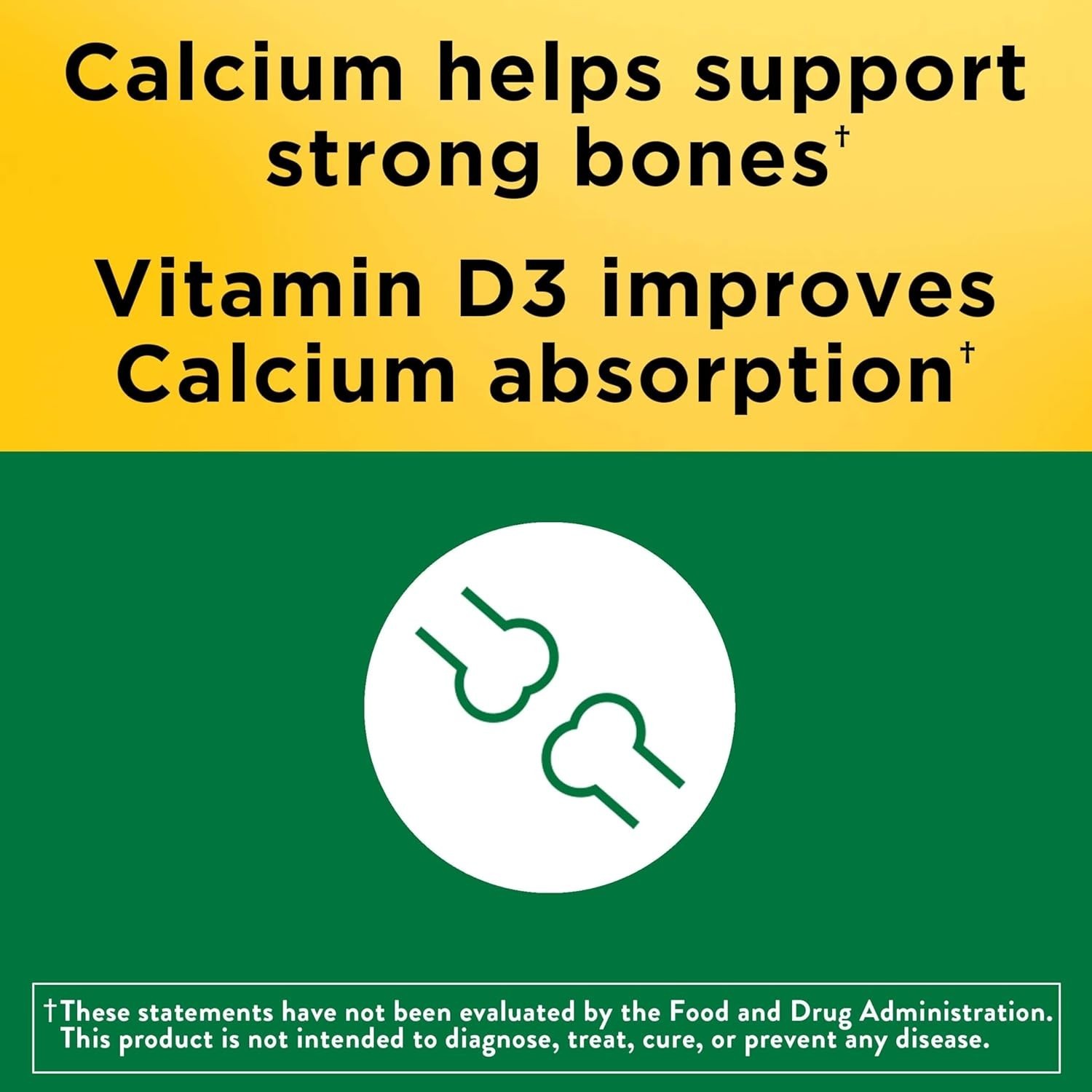 Nature Made Calcium Gummies 500 mg Per Serving with Vitamin D3, Dietary