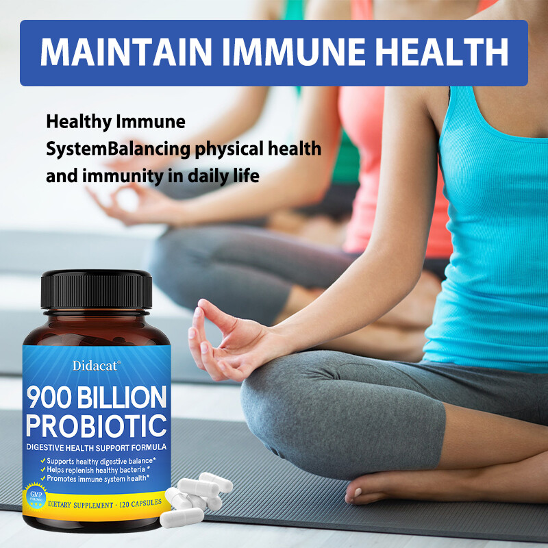 900 Billion Probiotic Protect Intestinal Health Lactobacillus Acidophilus 120 CT