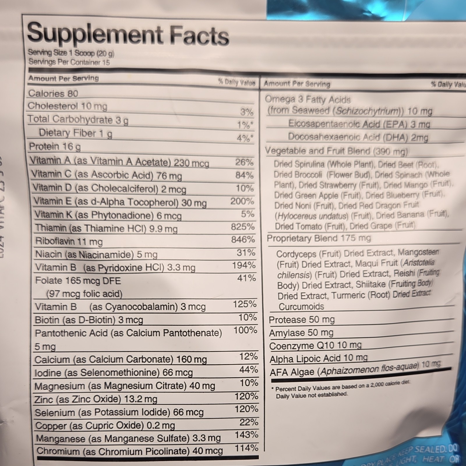VitalHealth Powdered VitalPro Multivitamin Dietary Supplement Keto-Friendly