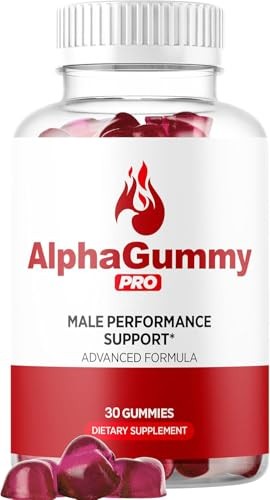 Alpha Gummy Pro Men Wellness Gummies Energy Vitality Support 1 Pack 30Gt